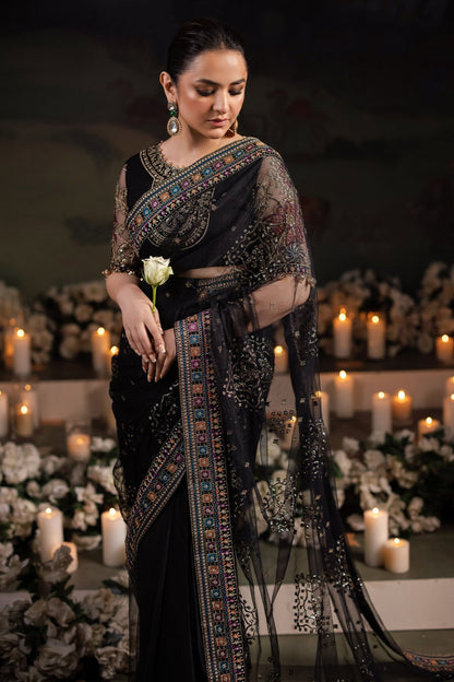 Nureh | Alfaaz Formals | NL-78 RUHI S Black Net