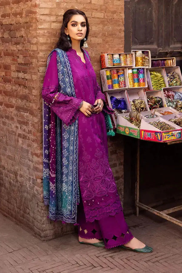 Nureh | Bazaar Lawn Chikankari 24 | NS-125 - Pakistani Designer Dress - by Nureh | Type: Luxury - 100% Original at Saira Sultan