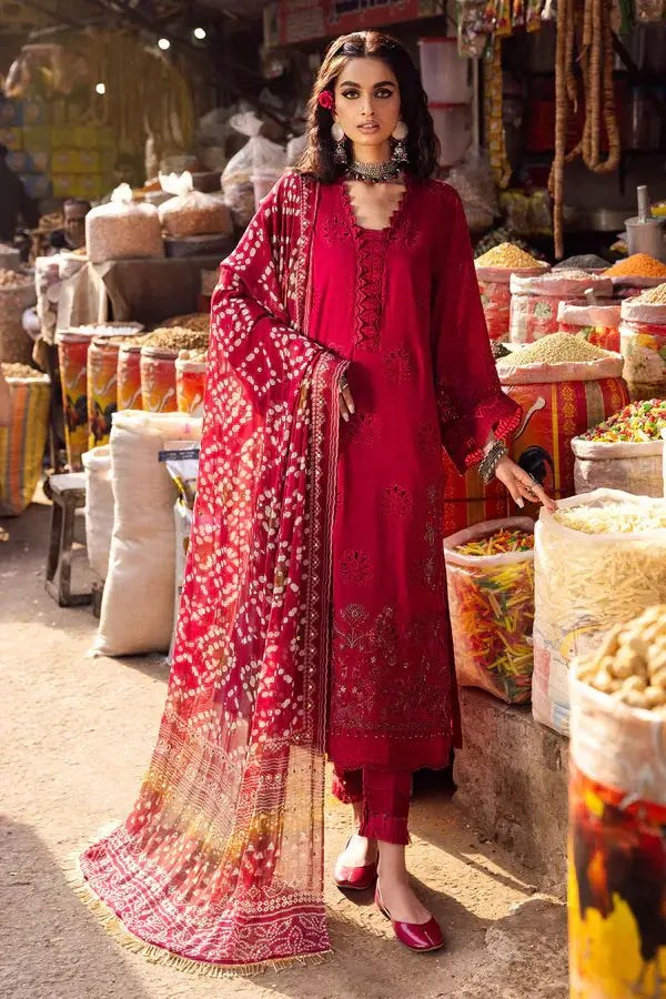 Nureh | Bazaar Lawn Chikankari 24 | NS-124 - Pakistani Designer Dress - by Nureh | Type: Luxury - 100% Original at Saira Sultan