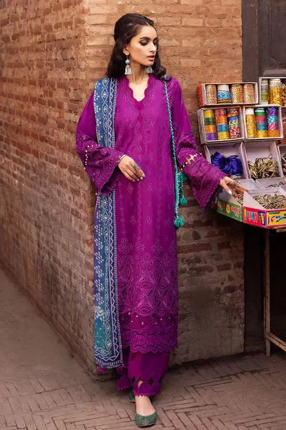 Nureh | Bazaar Lawn Chikankari 24 | NS-125 - Pakistani Designer Dress - by Nureh | Type: Luxury - 100% Original at Saira Sultan