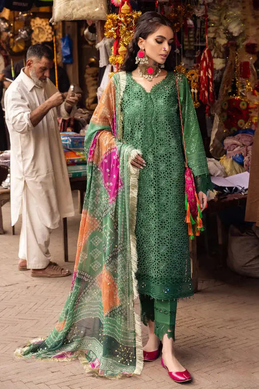 Nureh | Bazaar Lawn Chikankari 24 | NS-126 - Pakistani Designer Dress - by Nureh | Type: Luxury - 100% Original at Saira Sultan