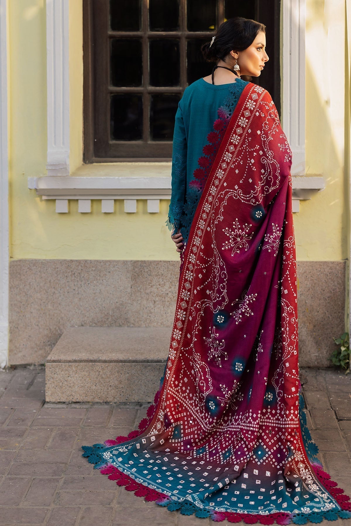 Nureh | Bazaar Winter 24 |  NE-112 - Pakistani Designer Dress - by Nureh | Type: Ladies Clothes - 100% Original at Saira Sultan