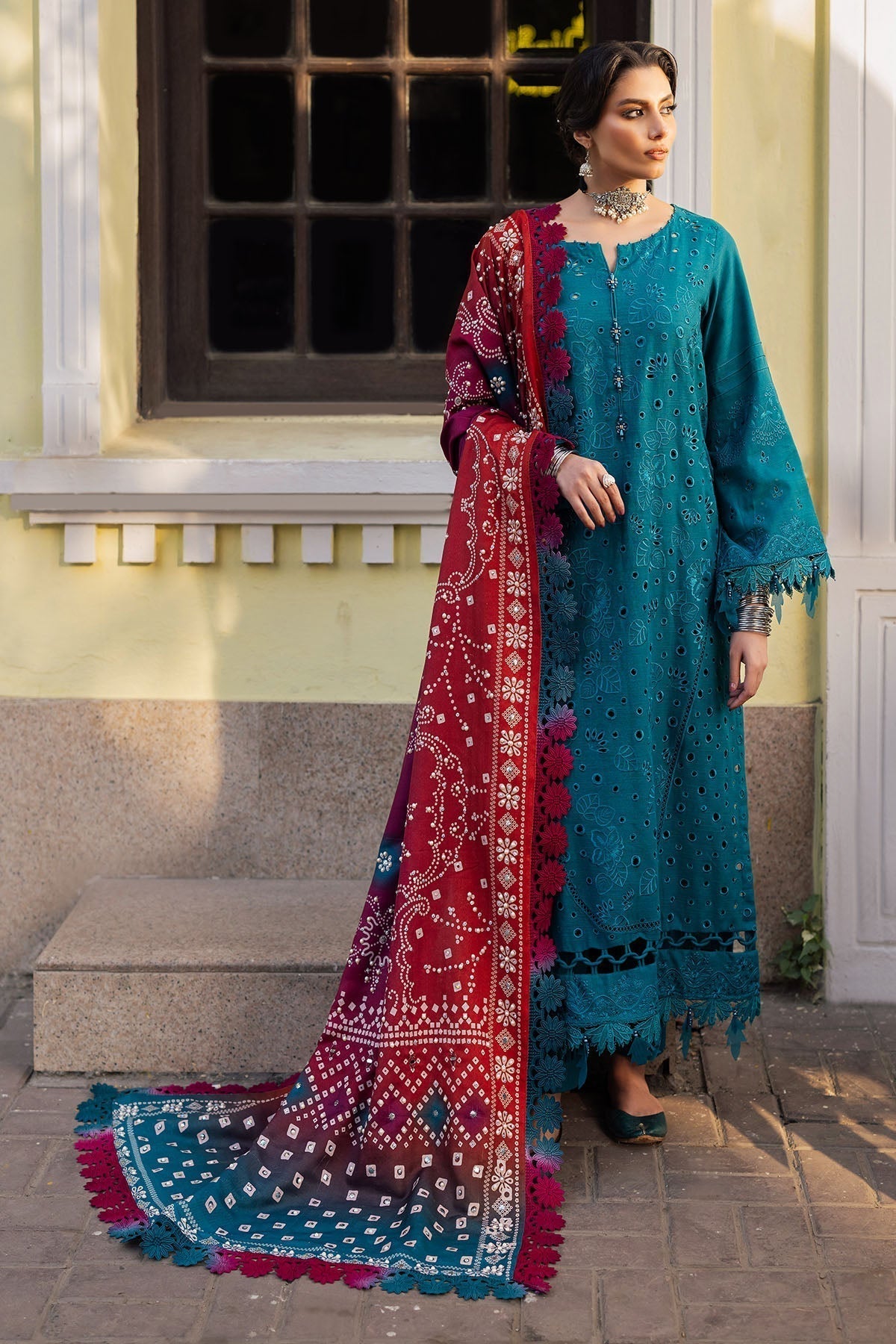 Nureh | Bazaar Winter 24 |  NE-112 - Pakistani Designer Dress - by Nureh | Type: Ladies Clothes - 100% Original at Saira Sultan
