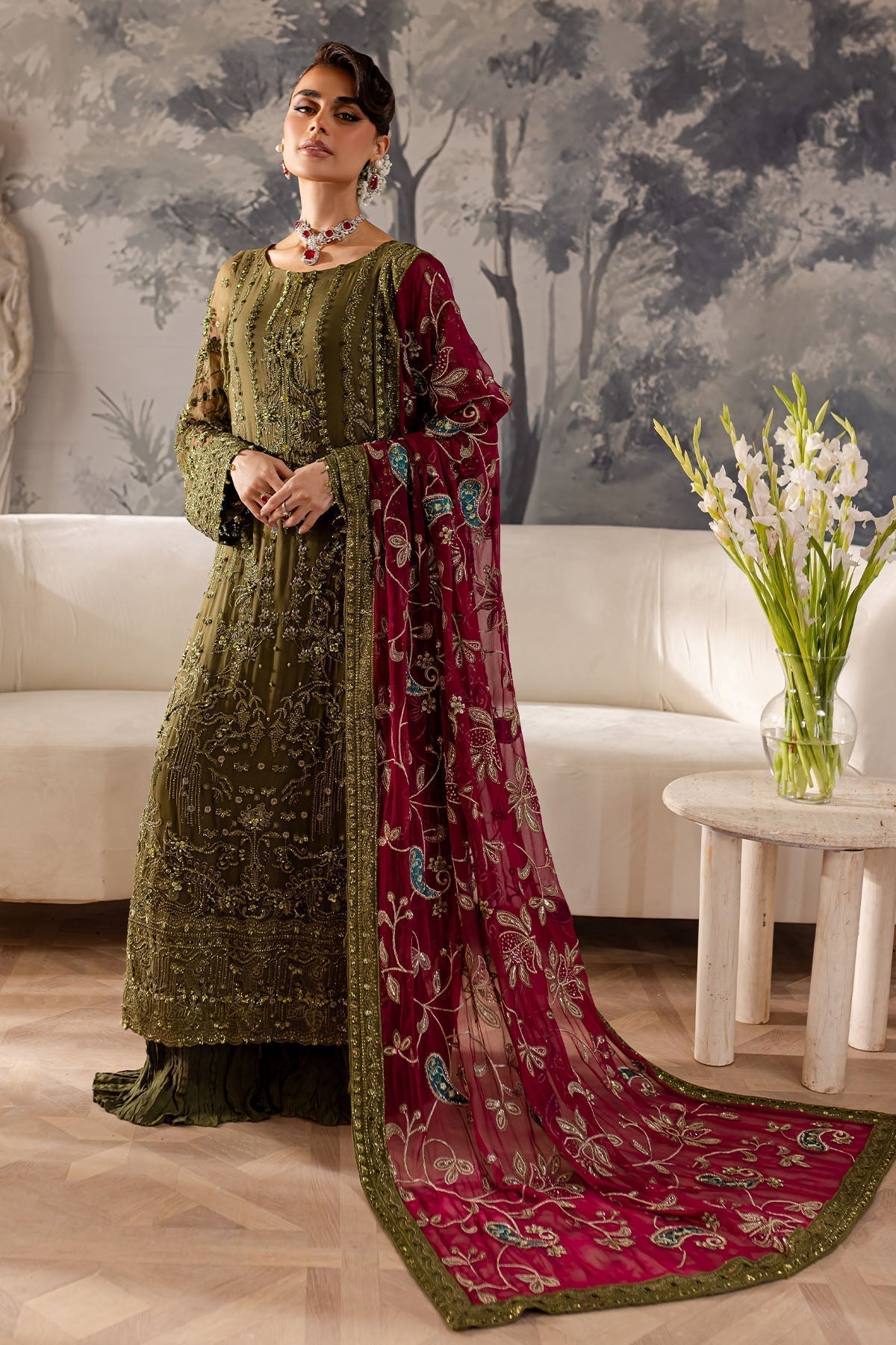 Nureh | Elanora Formals 24| NEL-56 - Pakistani Designer Dress - by Nureh | Type: Formal - 100% Original at Saira Sultan