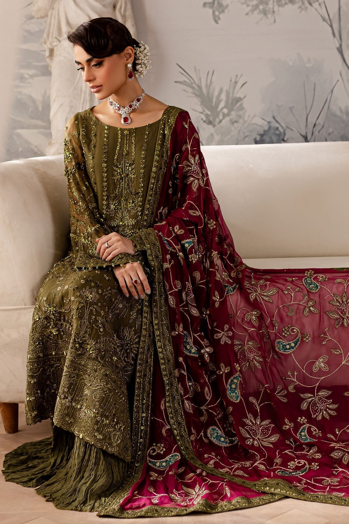 Nureh | Elanora Formals 24| NEL-56 - Pakistani Designer Dress - by Nureh | Type: Formal - 100% Original at Saira Sultan