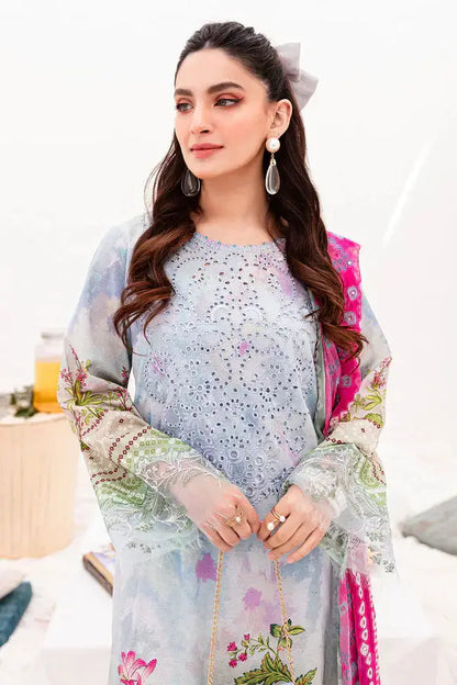 Nureh | Gardenia Lawn 24 | NSG-141 - Pakistani Designer Dress - by Nureh | Type: Luxury - 100% Original at Saira Sultan