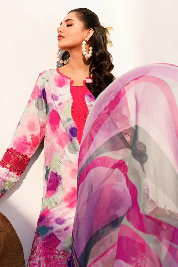 Nureh | Gardenia Lawn 24 | NSG-150 - Pakistani Designer Dress - by Nureh | Type: Luxury - 100% Original at Saira Sultan