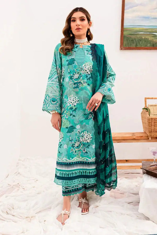 Nureh | Gardenia Lawn 24 | NSG-144 - Pakistani Designer Dress - by Nureh | Type: Luxury - 100% Original at Saira Sultan