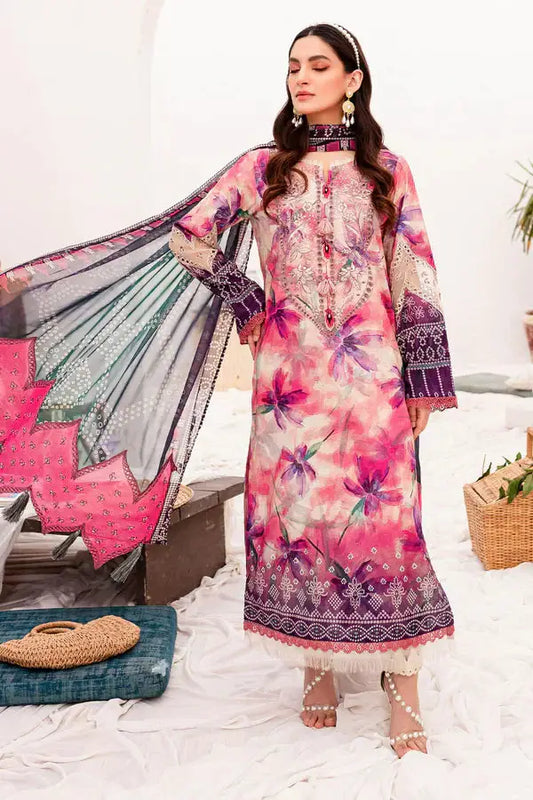 Nureh | Gardenia Lawn 24 | NSG-146 - Pakistani Designer Dress - by Nureh | Type: Luxury - 100% Original at Saira Sultan