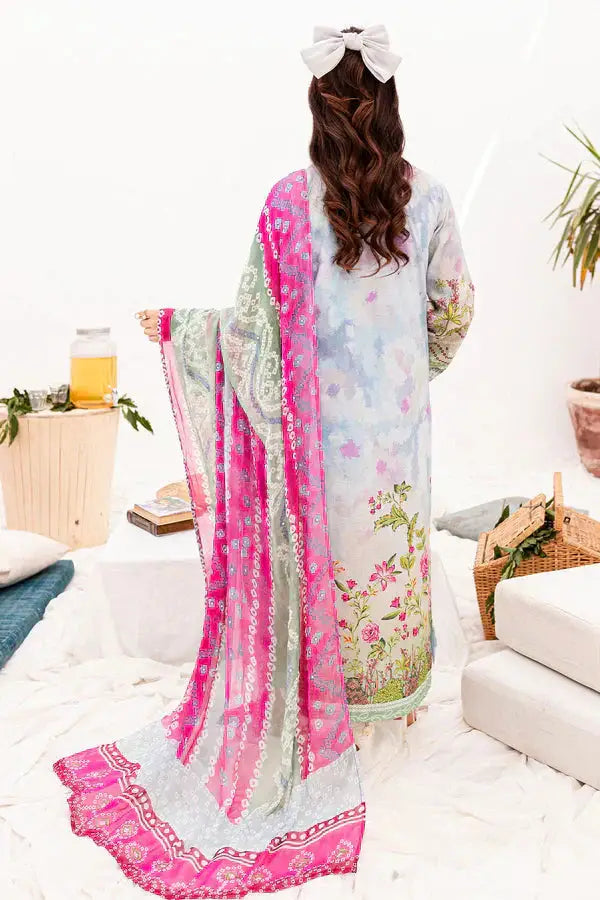 Nureh | Gardenia Lawn 24 | NSG-141 - Pakistani Designer Dress - by Nureh | Type: Luxury - 100% Original at Saira Sultan