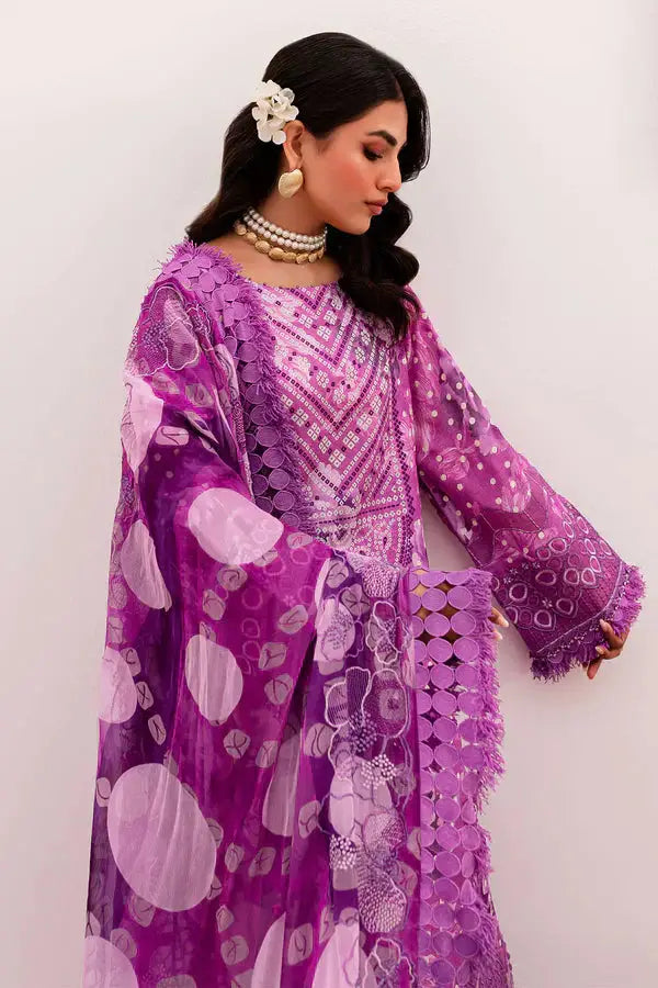 Nureh | Gardenia Lawn 24 | NSG-145 - Pakistani Designer Dress - by Nureh | Type: Luxury - 100% Original at Saira Sultan