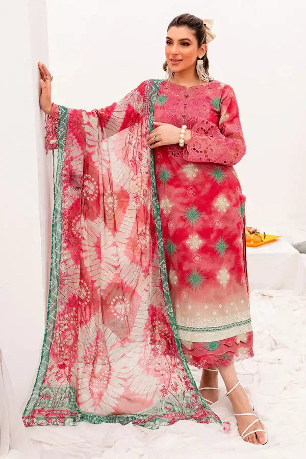 Nureh | Gardenia Lawn 24 | NSG-142 - Pakistani Designer Dress - by Nureh | Type: Luxury - 100% Original at Saira Sultan
