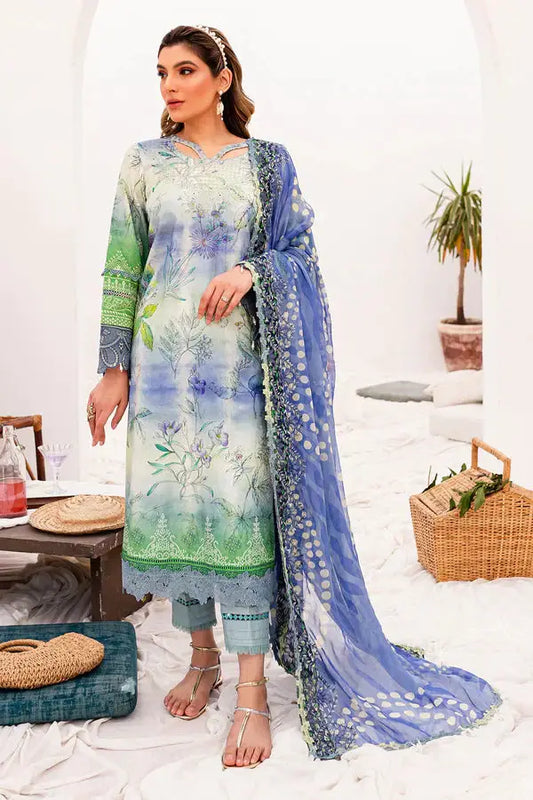 Nureh | Gardenia Lawn 24 | NSG-147 - Pakistani Designer Dress - by Nureh | Type: Luxury - 100% Original at Saira Sultan