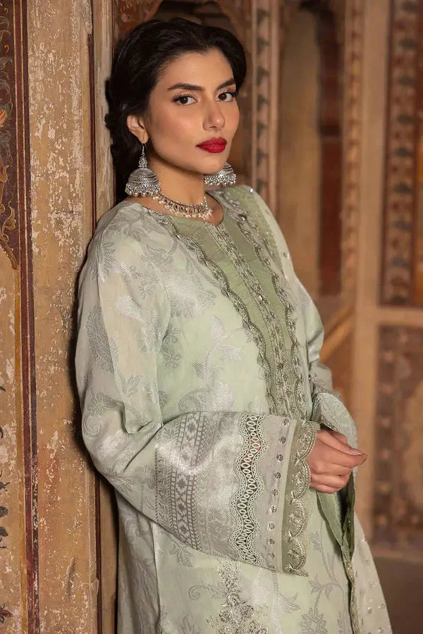 Nureh | Jacquard Lawn | Lamour - Pakistani Designer Dress - by Nureh | Type: Luxury - 100% Original at Saira Sultan