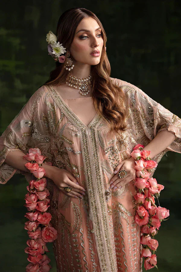 Nureh | Wedding Formals 24 | Sheer Pink - Pakistani Designer Dress - by Nureh | Type: Bridal - 100% Original at Saira Sultan