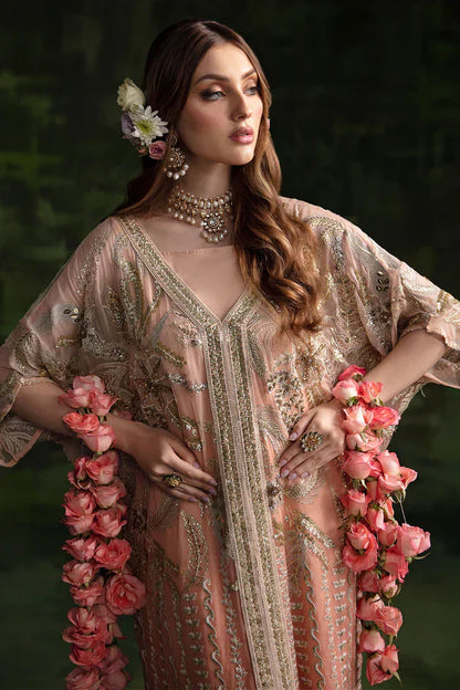 Nureh | Wedding Formals 24 | Sheer Pink - Pakistani Designer Dress - by Nureh | Type: Bridal - 100% Original at Saira Sultan