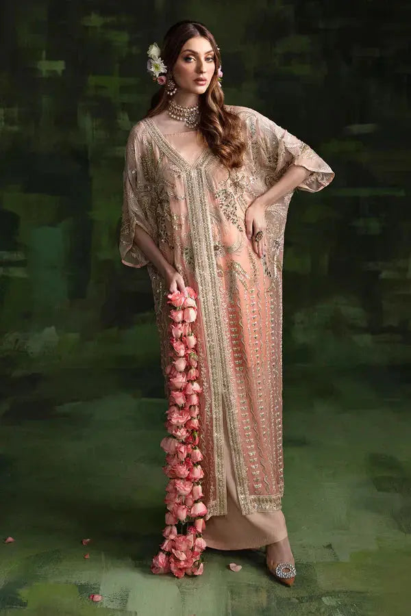Nureh | Wedding Formals 24 | Sheer Pink - Pakistani Designer Dress - by Nureh | Type: Bridal - 100% Original at Saira Sultan