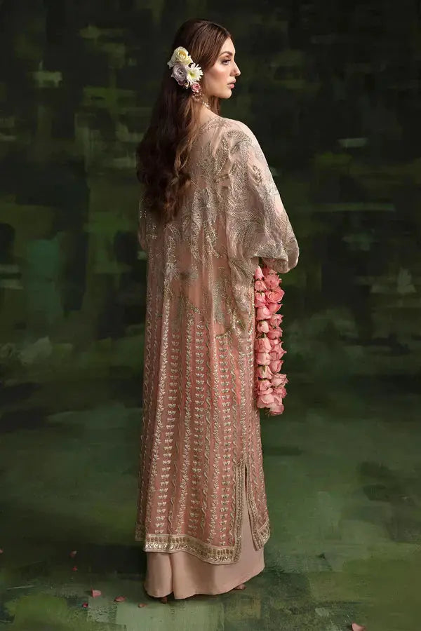 Nureh | Wedding Formals 24 | Sheer Pink - Pakistani Designer Dress - by Nureh | Type: Bridal - 100% Original at Saira Sultan