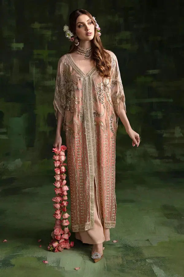 Nureh | Wedding Formals 24 | Sheer Pink - Pakistani Designer Dress - by Nureh | Type: Bridal - 100% Original at Saira Sultan