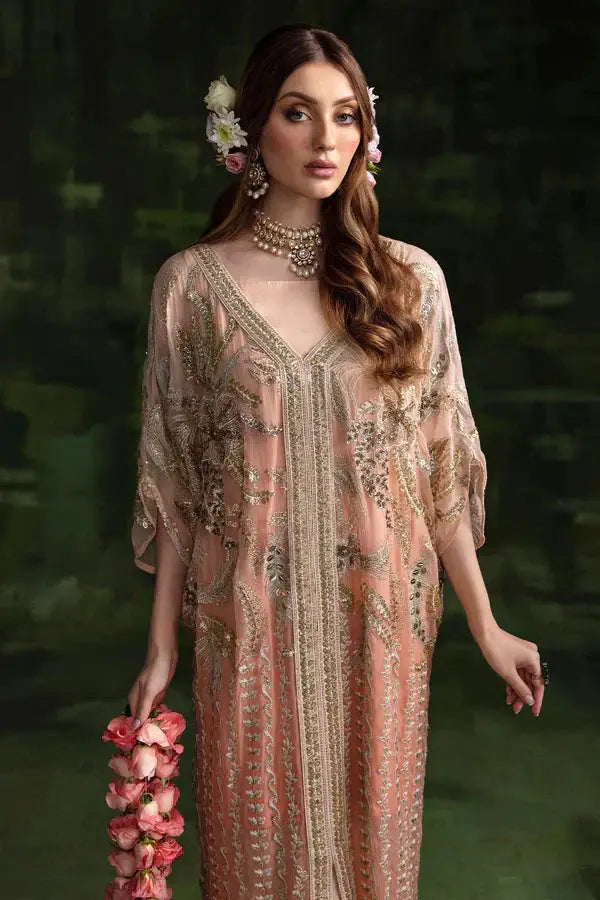 Nureh | Wedding Formals 24 | Sheer Pink - Pakistani Designer Dress - by Nureh | Type: Bridal - 100% Original at Saira Sultan