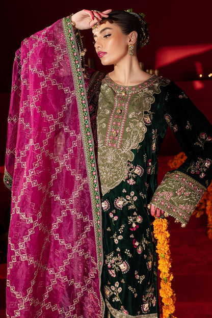 Nureh | Maya Velvet |  NW-88 - Pakistani Designer Dress - by Nureh | Type: Ladies Clothes - 100% Original at Saira Sultan