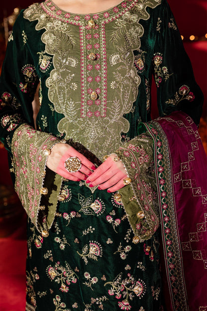 Nureh | Maya Velvet |  NW-88 - Pakistani Designer Dress - by Nureh | Type: Ladies Clothes - 100% Original at Saira Sultan
