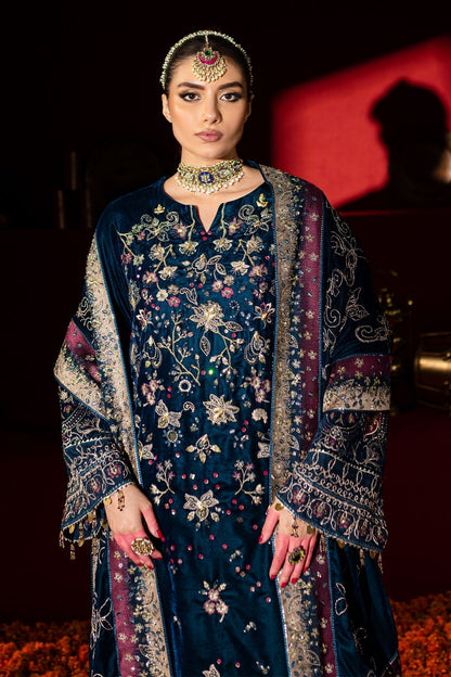 Nureh | Maya Velvet |  NW-90 - Pakistani Designer Dress - by Nureh | Type: Ladies Clothes - 100% Original at Saira Sultan