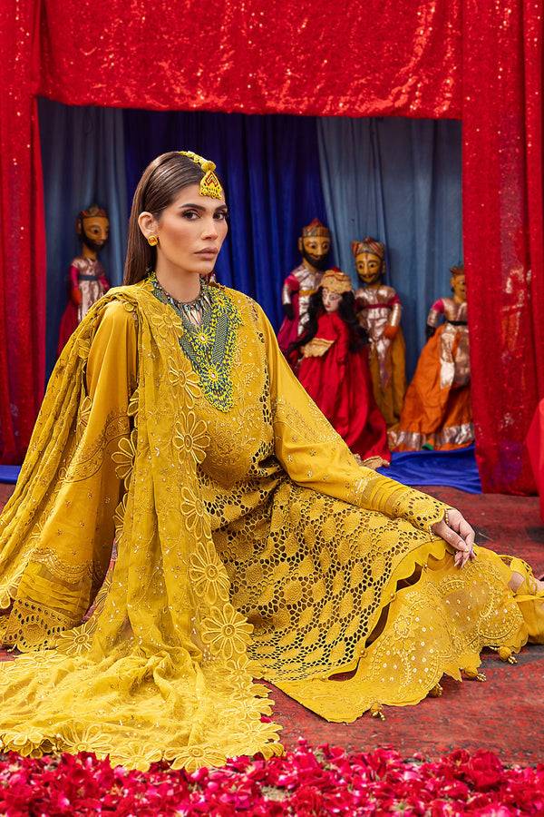 Nureh | Mela Luxury Lawn | NDS-100 - Pakistani Designer Dress - by Nureh | Type: Luxury - 100% Original at Saira Sultan