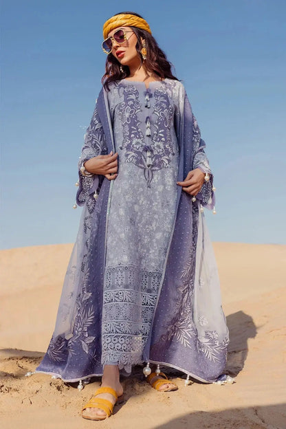 Nureh | Sehra Swiss Voil Lawn | CAMEO - NE-80 - Pakistani Designer Dress - by Nureh | Type: Luxury - 100% Original at Saira Sultan