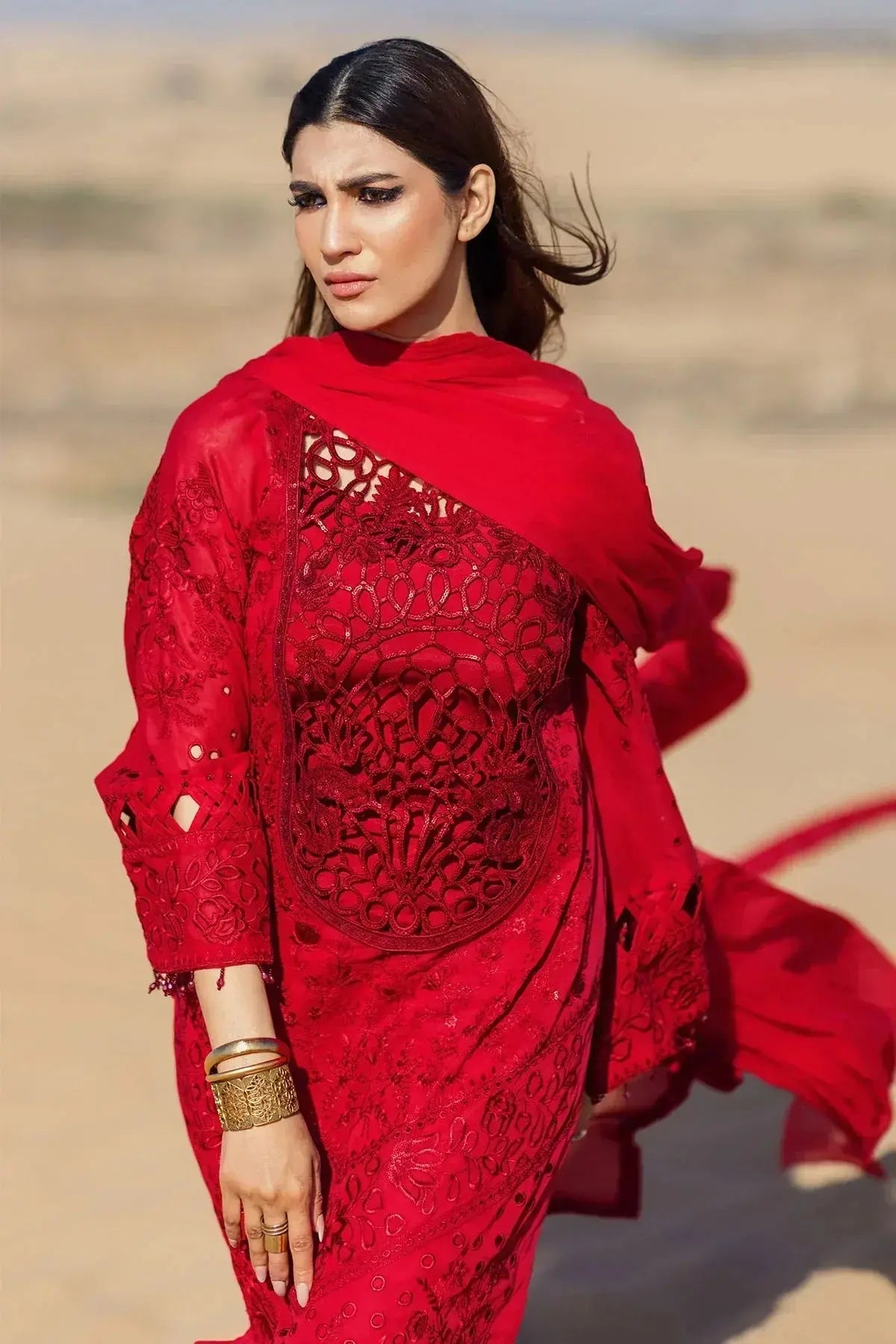 Nureh | Sehra Swiss Voil Lawn | AURORA - NE-79 - Pakistani Designer Dress - by Nureh | Type: Luxury - 100% Original at Saira Sultan