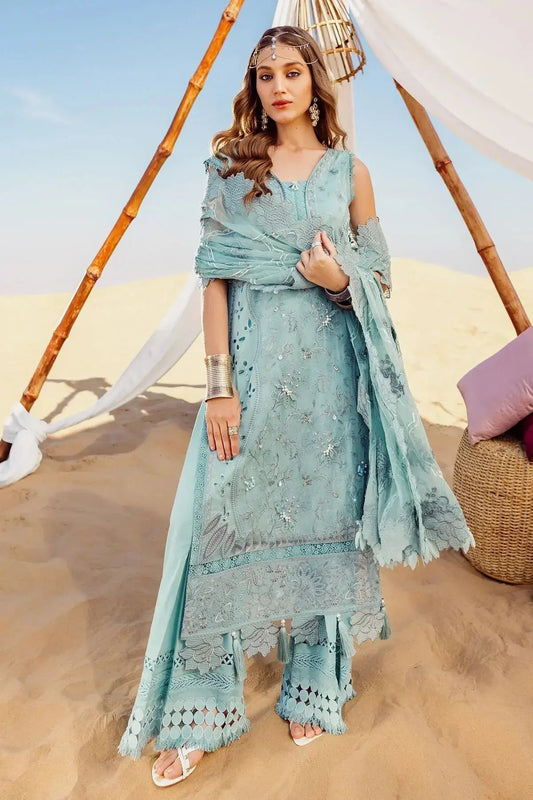 Nureh | Sehra Swiss Voil Lawn | AROOSH - NE-76 - Pakistani Designer Dress - by Nureh | Type: Luxury - 100% Original at Saira Sultan
