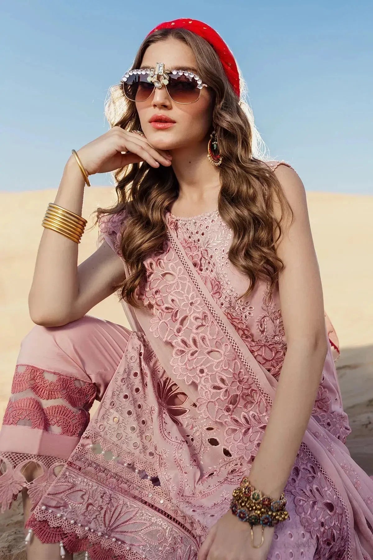 Nureh | Sehra Swiss Voil Lawn | CARNIVAL - NE-73 - Pakistani Designer Dress - by Nureh | Type: Luxury - 100% Original at Saira Sultan