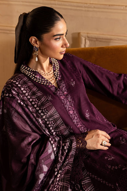 Nureh | Shades of Winter | NP-581 M Maroon Khaddar