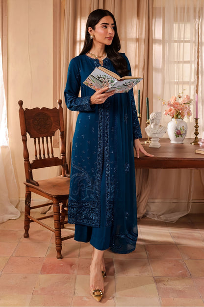 Nureh | Shades of Winter | NP-583 L Navy Karandi