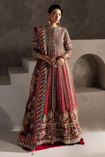 Nureh | Wedding Formals 24 | FP-132 L Vibrant Pink Organza