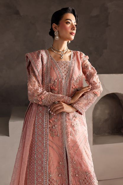 Nureh | Wedding Formals 24 | FP-144 XL Nude Pink Organza