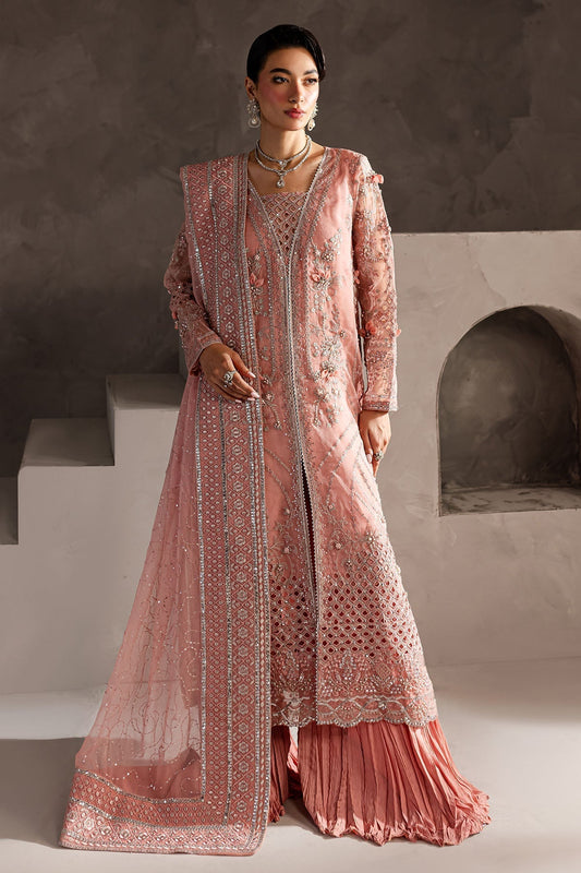 Nureh | Wedding Formals 24 | FP-144 XS Nude Pink Organza