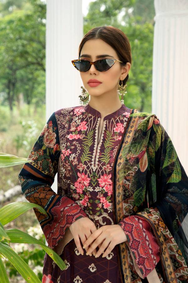 House of Nawab | Lawn Collection 24 | LAILA - Pakistani Designer Dress - by House of Nawab | Type: Luxury - 100% Original at Saira Sultan