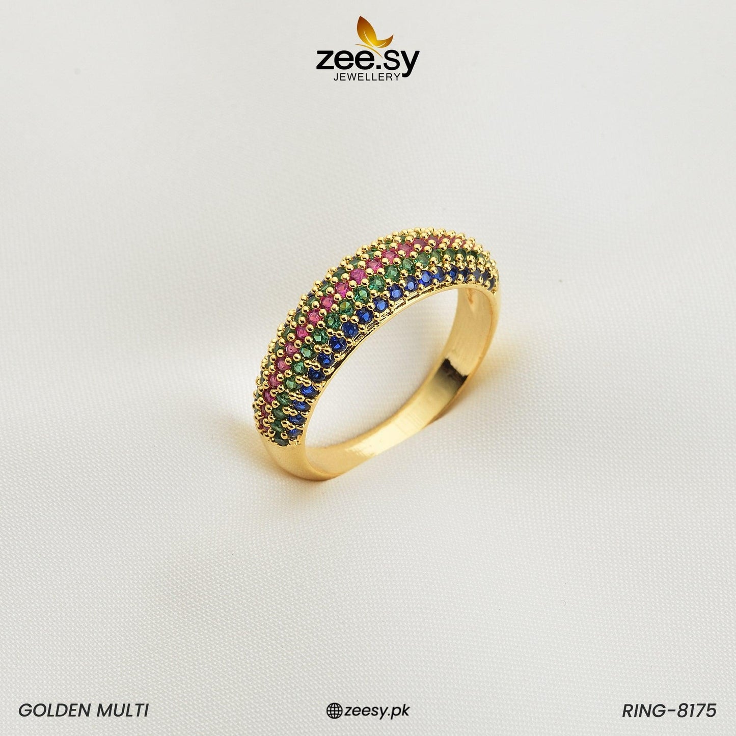 Ring-8175 Golden Multi