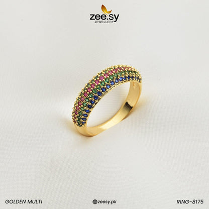 Ring-8175 Golden Multi
