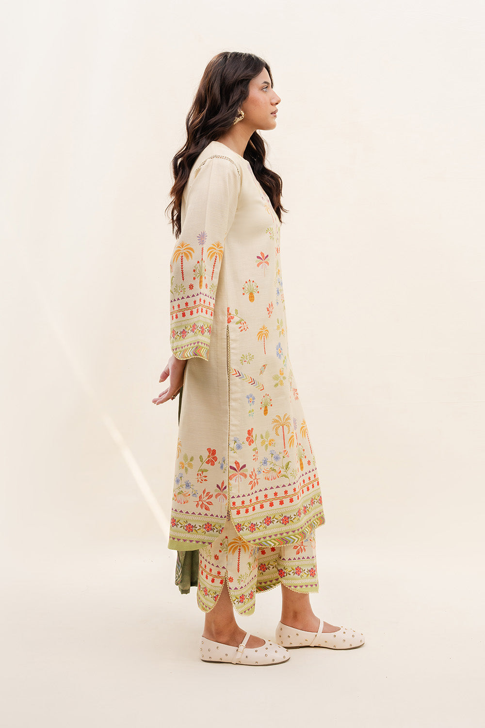 Maryum N Maria | Latte Layers Pret | MUTED MACCHIATO - MWS5828 by Maryum N Maria - Designer Dress  - Type : Ladies Clothes - Available at Saira Sultan - 100% Original 