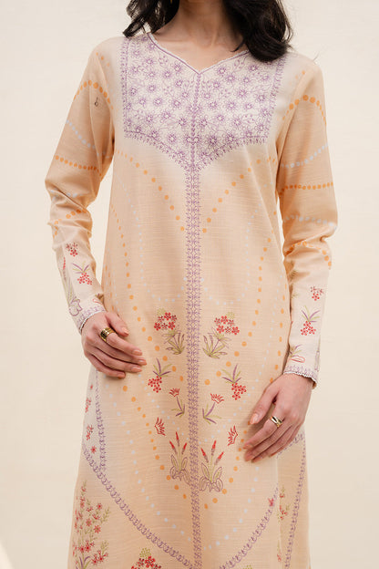 Maryum N Maria | Latte Layers Pret | SILKEN STEAM - MWS5829 by Maryum N Maria - Designer Dress  - Type : Ladies Clothes - Available at Saira Sultan - 100% Original 