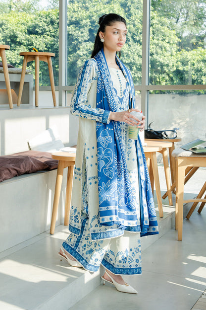 Maryum N Maria | Latte Layers Pret | COCOA CALM - MWS5827 by Maryum N Maria - Designer Dress  - Type : Ladies Clothes - Available at Saira Sultan - 100% Original 