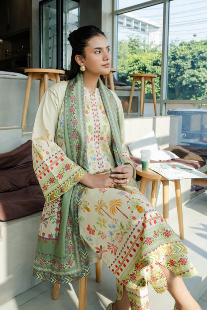 Maryum N Maria | Latte Layers Pret | MUTED MACCHIATO - MWS5828 by Maryum N Maria - Designer Dress  - Type : Ladies Clothes - Available at Saira Sultan - 100% Original 