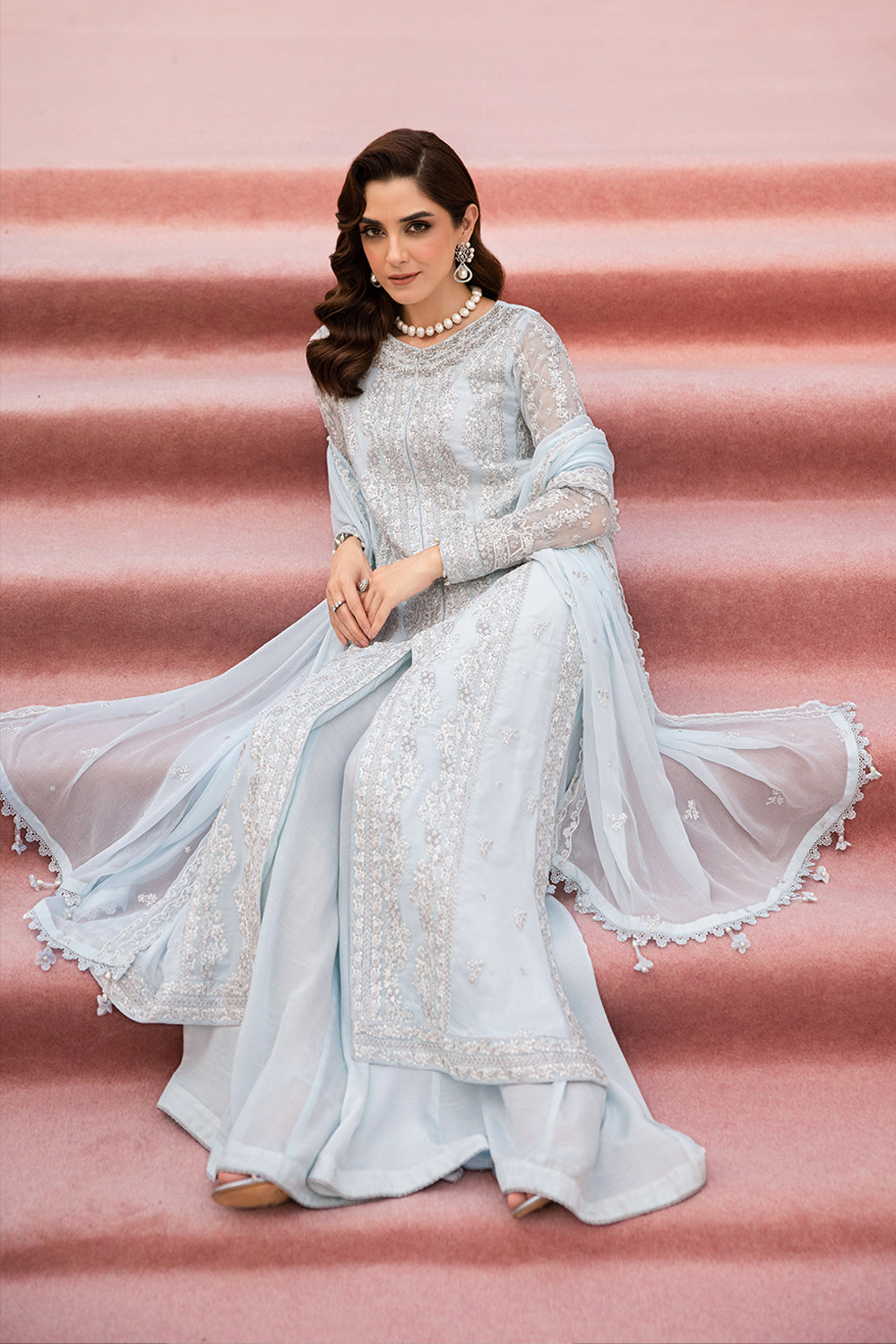 Azure | Luxe Formals | Ocean Sapphire - Pakistani Designer Dress - by Azure - Type : Ladies Clothes - 100% Original at Saira Sultan