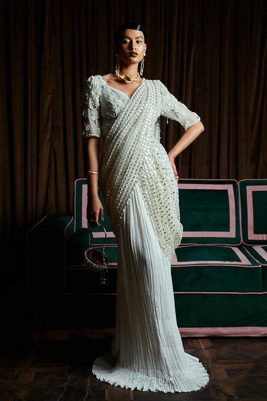 Suffuse | Luxury Pret 24 | IVY XS Ivory Net