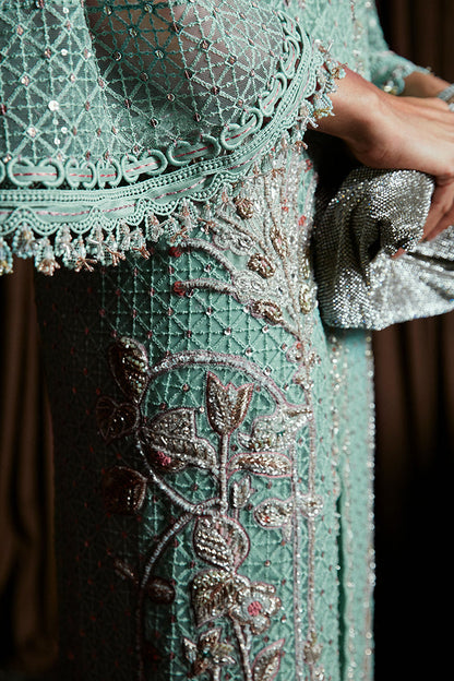 Suffuse | Luxury Pret 24 | LIVIA L Teal Green Net