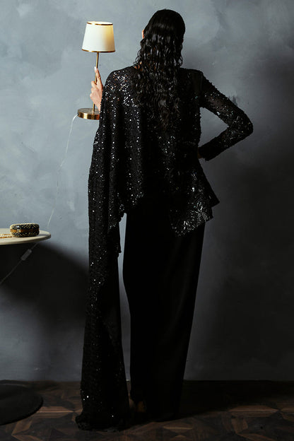 Suffuse | Luxury Pret 24 | BELLA S Black Chiffon