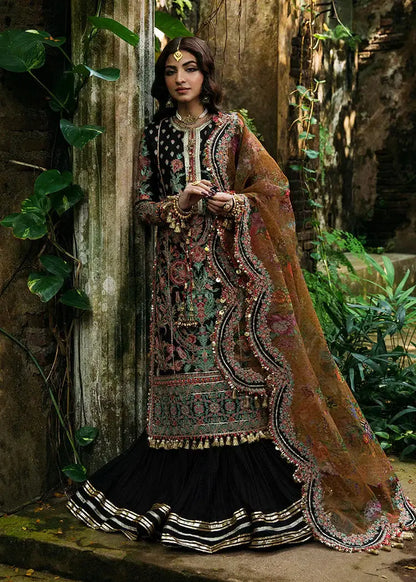 Hussain Rehar | Roshan Luxury Lawn | Dilruba - Pakistani Designer Dress - by Maria B | Type: Luxury - 100% Original at Saira Sultan