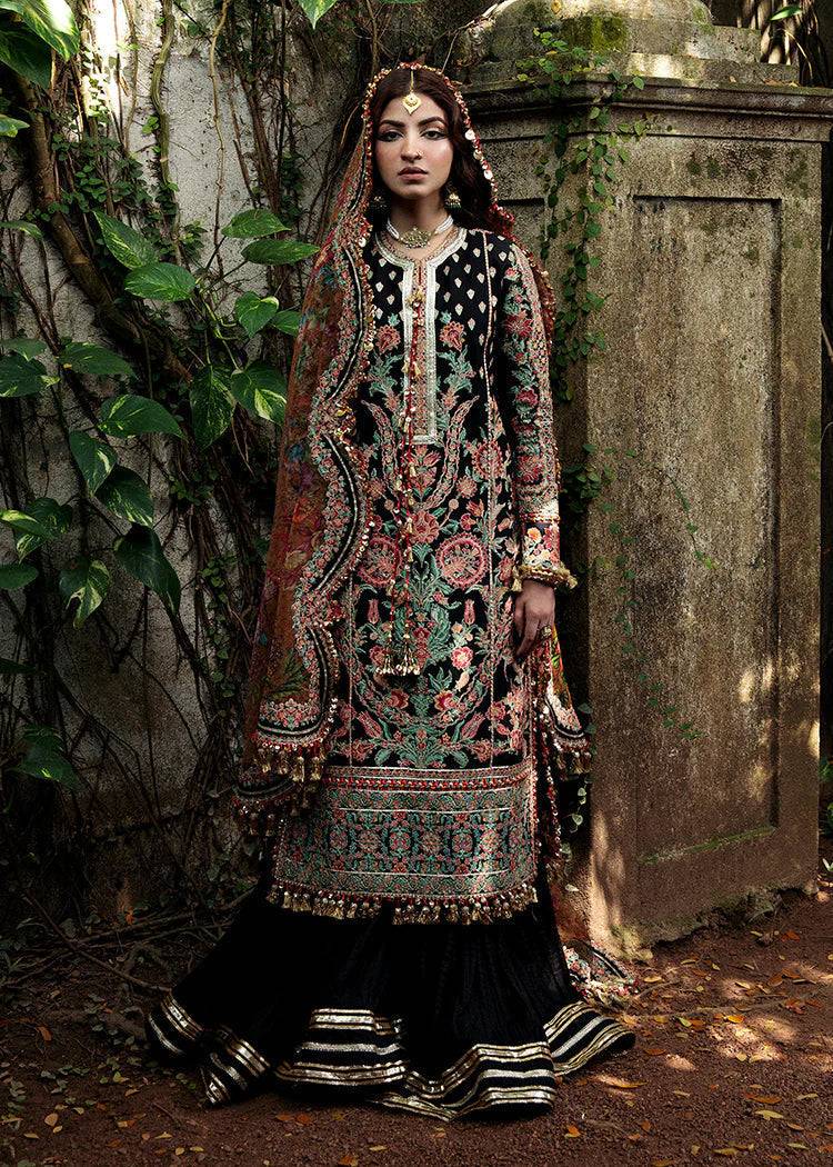 Hussain Rehar | Roshan Luxury Lawn | Dilruba - Pakistani Designer Dress - by Maria B | Type: Luxury - 100% Original at Saira Sultan